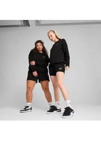 Trainingsshorts Puma "ESS SMALL NO. 1 LOGO 4'' SHORTS TR", Damen, Gr. S, N-Gr, schwarz (Puma schwarz), Sweatware, Obermaterial: 68% Baumwolle, 32% Polyester, unifarben, regular fit kurz, Hosen, f&uuml;r Sportmode und aktive Tage, mit Eingrifftasche, mit Rippenbund