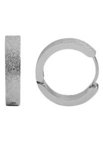 Adelia&acute;s Paar Creolen ADELIA ́S "Damen Creolen aus Edelstahl &Oslash; 14 mm", silber, Ohrringe, Damen, Damen, Edelstahl