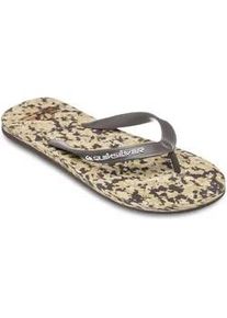 Sandale Quiksilver "Molokai Recycled", Herren, Gr. 7(40), beige (sand), Obermaterial:Obermaterial: Synthetikmaterial / Au&szlig;ensohle: Moosgummi;, Schuhe Sandale