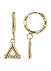 Adelia&acute;s Paar Ohrh&auml;nger ADELIA ́S "Damen Ohrh&auml;nger aus Edelstahl &Oslash; 8 mm", silber, Ohrringe, Damen, Damen, Edelstahl