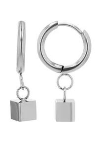 Adelia&acute;s Paar Ohrh&auml;nger ADELIA ́S "Damen Ohrh&auml;nger aus Edelstahl &Oslash; 8 mm", silber, Ohrringe, Damen, Damen, Edelstahl