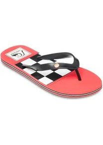 Sandale Quiksilver "Molokai Originals", Herren, Gr. 8(41), schwarz (schwarz checker), Obermaterial:Obermaterial: Synthetikmaterial / Au&szlig;ensohle: Gummi;, Schuhe Sandale