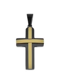 Adelia&acute;s Kettenanh&auml;nger ADELIA ́S "moderner Kreuz Anh&auml;nger aus Edelstahl", blau, Schmuckanh&auml;nger, Damen, Edelstahl, Kettenanh&auml;nger