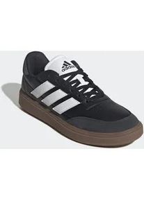 Sneaker Adidas SPORTSWEAR "COURTBLOCK", Herren, Gr. 44,5, schwarz-wei&szlig; (core schwarz, cloud wei&szlig;, carbon), Synthetik, Schuhe Sneaker