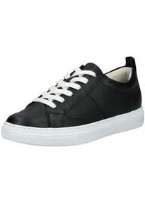 Sneaker Paul Green "Paul Green Sneaker Glattleder", Damen, Gr. 40,5, schwarz, Glattleder, Schuhe Sneaker