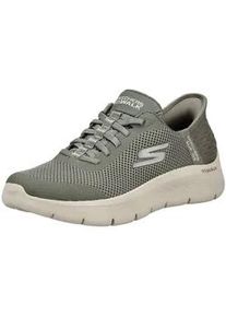 Sneaker Skechers "Skechers Sneaker Textil", Damen, Gr. 38, gr&uuml;n (olive), Textil, Schuhe Sneaker