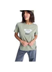 T-Shirt Roxy "Ocean Road Art", Damen, Gr. XL, oil gr&uuml;n, Obermaterial: 100% Walkfrottier;, Shirts T-Shirt