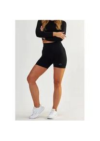 Funktionstights BESHAPED "Power Up", Damen, Gr. L, US-Gr&ouml;&szlig;en, schwarz, 90% Nylon, 10% Elasthan, unifarben, kurz, Hosen, mit atmungsaktiver Eigenschaft