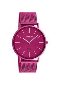Oozoo Armbanduhr, Damenuhr, Herrenuhr, Edelstahlarmband