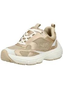 Sneaker Steve Madden "Steve Madden Sneaker Lederimitat/Mesh", Damen, Gr. 39, gold, Lederimitat, Textil, Schuhe Sneaker