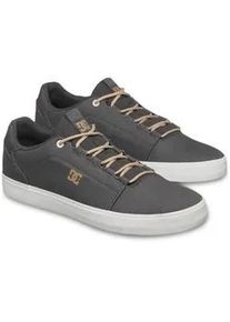 Sneaker DC Shoes "Hyde", Herren, Gr. 8(40,5), grau (dunkelgrau), Obermaterial:Obermaterial: Leder [Kuh] / Futter: Textil / Au&szlig;ensohle: Gummi;, Schuhe Sneaker