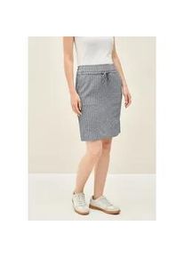 Minirock Cecil, Damen, Gr. M (40), blau (urban navy blau), Stoff, 73% Viskose, 25% Polyester, 2% Elasthan, gestreift, normal kurz, R&ouml;cke Minirock, softer Materialmix