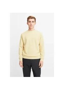 Sweatshirt INDICODE "INFence", Herren, Gr. S, gelb (pale banana), Sweatware, Obermaterial: 60% Baumwolle, 40% Polyester, unifarben, regular fit normal, Rundhals, Rippb&uuml;ndchen, Sweatshirts Sweatshirt