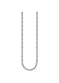 Silberkette Thomas Sabo "Venezia-Kette geschw&auml;rzt" Gr. 53, silber (silberfarben), Halsketten, Herren, 53, Silber 925 (recycelt), Silberkette, Made in Germany
