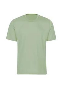 T-Shirt TRIGEMA "TRIGEMA T-Shirt aus 100% Baumwolle", Damen, Gr. L, gr&uuml;n (gr&uuml;n tea), 100% Baumwolle, Basic, Shirts T-Shirt