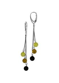 Paar Ohrh&auml;nger OSTSEE-SCHMUCK "OSTSEE-SCHMUCK Ohrh&auml;nger Amy Ohrh&auml;nger Amy", wei&szlig;, Ohrringe, Damen, 72 x 6mm, Silber 925 (Sterlingsilber)