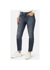 5-Pocket-Jeans STOOKER WOMEN "Zermatt Denim Indigo Straight Fit Jeans", Damen, Gr. 40, L&auml;nge 30, blau (indigo blau denim), Denim/Jeans, 99% Baumwolle, 1% Elasthan, straight fit lang, Jeans 5-Pocket-Jeans, Straight Fit Casual Clean Wash Denim Jeans f&uuml;r Damen