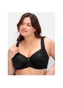 Minimizer-BH sheego, Damen, Gr. 120, Cup B, schwarz, 82% Polyamid, 18% Elasthan, BHs Minimizer-BH