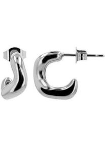 Adelia&acute;s Paar Ohrh&auml;nger ADELIA ́S "Damen Ohrstecker aus poliertem Edelstahl", silber, Ohrringe, Damen, Damen, Edelstahl