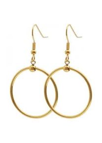 Adelia&acute;s Paar Ohrh&auml;nger ADELIA ́S "Damen Ohrh&auml;nger aus poliertem Edelstahl", silber, Ohrringe, Damen, Damen, Edelstahl