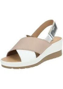 IGI&CO Keilsandalette IGI & CO "IGI & CO Sandalen Nappaleder", Damen, Gr. 40, wei&szlig; (wei&szlig; kombi), Nappaleder, Schuhe