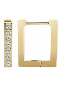 Adelia&acute;s Paar Creolen ADELIA ́S "Damen Creolen aus poliertem Edelstahl", silber, Ohrringe, Damen, Damen, Edelstahl