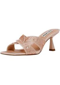 Pantolette Steve Madden "Steve Madden Pantoletten Lederimitat/Textil", Damen, Gr. 39, rosa (rosegold), Lederimitat, Textil, Schuhe Pantolette