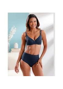 w&auml;schepur B&uuml;gel-BH W&Auml;SCHEPUR, Damen, Gr. 100, Cup B, blau (marine), 82% Polyamid, 18% Elasthan, BHs B&uuml;gel-BH