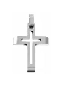 Adelia&acute;s Kettenanh&auml;nger ADELIA ́S "modischer Kreuz Anh&auml;nger aus Edelstahl", schwarz, Schmuckanh&auml;nger, Damen, Edelstahl, Kettenanh&auml;nger