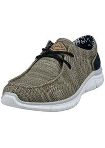 Sneaker Bugatti "Bugatti Sneaker Textil", Herren, Gr. 44, schwarz (beige, schwarz), Textil, Schuhe Sneaker