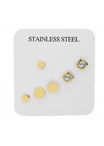 Adelia&acute;s Paar Ohrh&auml;nger ADELIA ́S "Damen Ohrstecker aus Edelstahl", silber, Ohrringe, Damen, Damen, Edelstahl