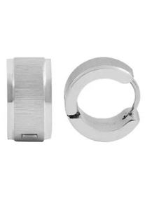 Adelia&acute;s Paar Creolen ADELIA ́S "Damen Creolen aus poliertem Edelstahl &Oslash; 9 mm", silber, Ohrringe, Damen, Damen, Edelstahl