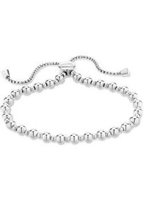 Armband Tamaris "Schmuck Geschenk Edelstahl Armkette New Beads", silber (silberfarben), Armb&auml;nder, Damen, 27cm, Edelstahl, Armband