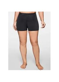 Badeshorts sheego, Damen, Gr. 54, Normalgr&ouml;&szlig;en, schwarz, Elasthan, Polyamid, Badehosen Badeshorts, Topseller
