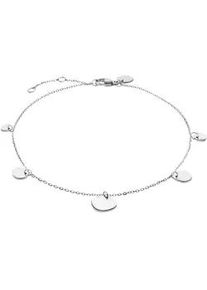 Fu&szlig;kette Liebeskind Berlin "Schmuck Geschenk Edelstahl K&ouml;rperschmuck The Organic Treasure", silber (silberfarben), Fu&szlig;ketten, Damen, Edelstahl