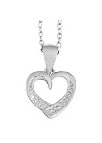 Adelia&acute;s Kettenanh&auml;nger ADELIA ́S "stylischer Herz Anh&auml;nger aus 925 Sterling Silber", silber, Schmuckanh&auml;nger, Damen, Silber 925 (Sterlingsilber), Kettenanh&auml;nger