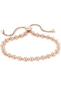 Armband Tamaris "Schmuck Geschenk Edelstahl Armkette New Beads", rosa (ros&eacute;goldfarben), Armb&auml;nder, Damen, 27cm, Edelstahl, Armband