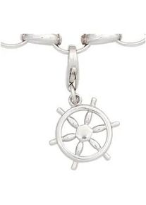 Charm-Einh&auml;nger Jobo "Steuerrad", silber (silber 925), Charms, Damen, Silber 925 (Sterlingsilber), 925 Silber