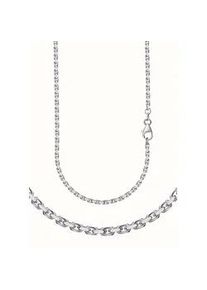 Collierkettchen Firetti "Schmuck Silber 925 Armband Kette Ankerkette diamantiert" Gr. 60, silber (silberfarben), Halsketten, Damen, 60, Silber 925 (Sterlingsilber), B: 4,5mm, Made in Germany, B:4,5mm