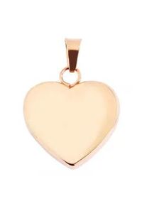 Adelia&acute;s Kettenanh&auml;nger ADELIA ́S "trendiger Herz Anh&auml;nger aus Edelstahl", gold, Schmuckanh&auml;nger, Damen, Edelstahl, Kettenanh&auml;nger