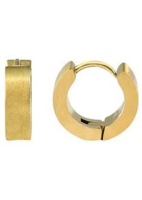 Adelia&acute;s Paar Creolen ADELIA ́S "Unisex Creolen aus Edelstahl &Oslash; 9 mm", silber, Ohrringe, Damen, Unisex, Edelstahl