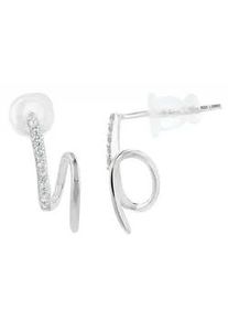 Adelia&acute;s Paar Ohrh&auml;nger ADELIA ́S "Damen Ohrstecker aus 925 Sterling Silber und Zirkonia", silber, Ohrringe, Damen, Damen, Silber 925 (Sterlingsilber)
