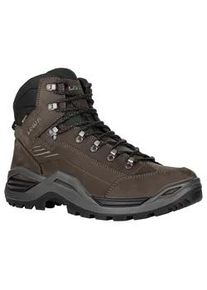 Wanderschuh Lowa "RENEGADE EVO GTX MID", Damen, Gr. 44,5, schwarz (dunkelbraun, schwarz), Leder, Schuhe Wanderschuh, wasserdicht, winddicht,atmungsaktiv dank GORE-TEX Membrane, Topseller