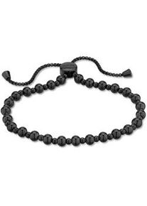 Armband Tamaris "Schmuck Geschenk Edelstahl Armkette New Beads", schwarz, Armb&auml;nder, Damen, 27cm, Edelstahl, Armband