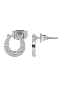 Adelia&acute;s Paar Ohrh&auml;nger ADELIA ́S "Damen Ohrstecker aus poliertem Edelstahl", silber, Ohrringe, Damen, Damen, Edelstahl