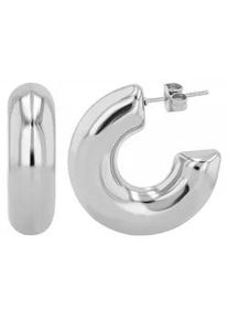 Adelia&acute;s Paar Creolen ADELIA ́S "Damen Creolen aus Edelstahl", silber, Ohrringe, Damen, Damen, Edelstahl