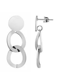Adelia&acute;s Paar Ohrh&auml;nger ADELIA ́S "Damen Ohrstecker aus Edelstahl", silber, Ohrringe, Damen, Damen, Edelstahl