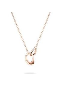 Kette mit Anh&auml;nger Tamaris "Schmuck Geschenk Edelstahl Halskette Organic Shapes", rosa (ros&eacute;goldfarben), Halsketten, Damen, Edelstahl, L: 45 B: 3mm, B:3mm