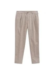 Anzughose Bugatti "Tapered Fit", Herren, Gr. 50, Normalgr&ouml;&szlig;en, beige (50, beige), 39% Wolle, 33% Polyester, 14% Viskose, 13% Polyamid, 1% Elasthan, unifarben, gerade, unten schmal, Hosen Anzughose, eleganter Wollmix