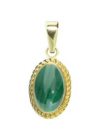 Kettenanh&auml;nger OSTSEE-SCHMUCK "OSTSEE-SCHMUCK Anh&auml;nger Julie Anh&auml;nger Julie", gelb, Schmuckanh&auml;nger, Damen, 22 x 11mm, Gelbgold 333, 1,6 g, Kettenanh&auml;nger